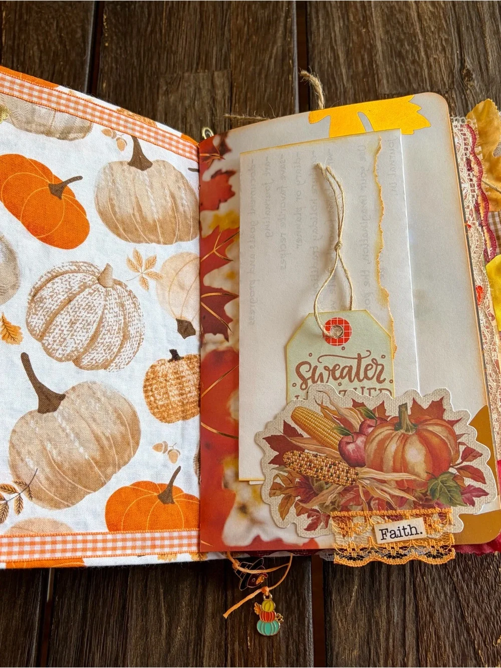 Handmade fall thanksgiving